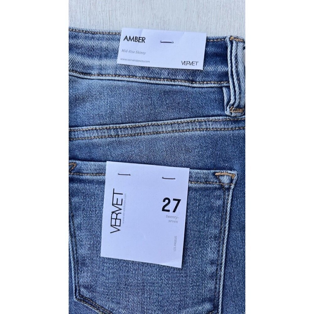 Vervet by Flying Monkey Amber Skinny Jeans 27 - Picture 6 of 16